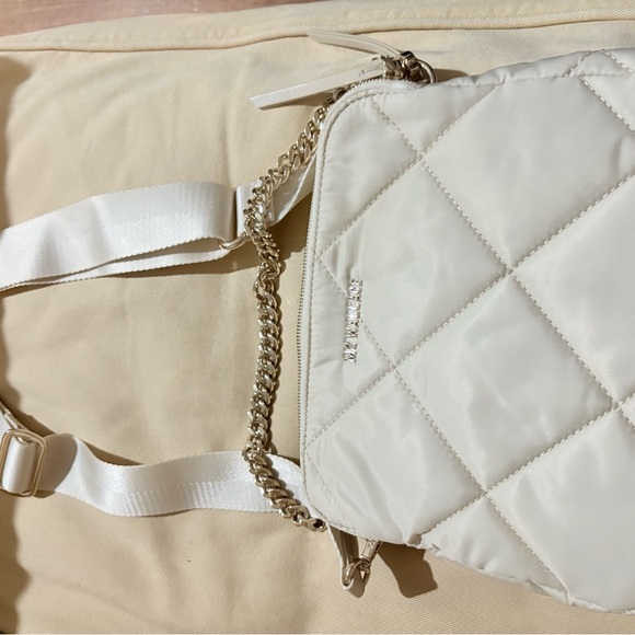 MZ Wallace Cream Quilted Crossbody Bag - Picture 9 of 10